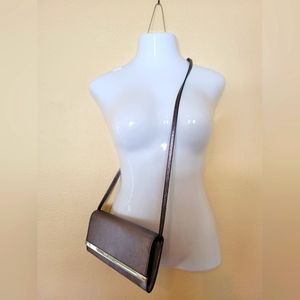 NWOT Michael Kors silver tone shoulder or cluch w/ a detachable strap